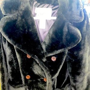 Vintage Faux Fur Women's Brown Coat 9/10
